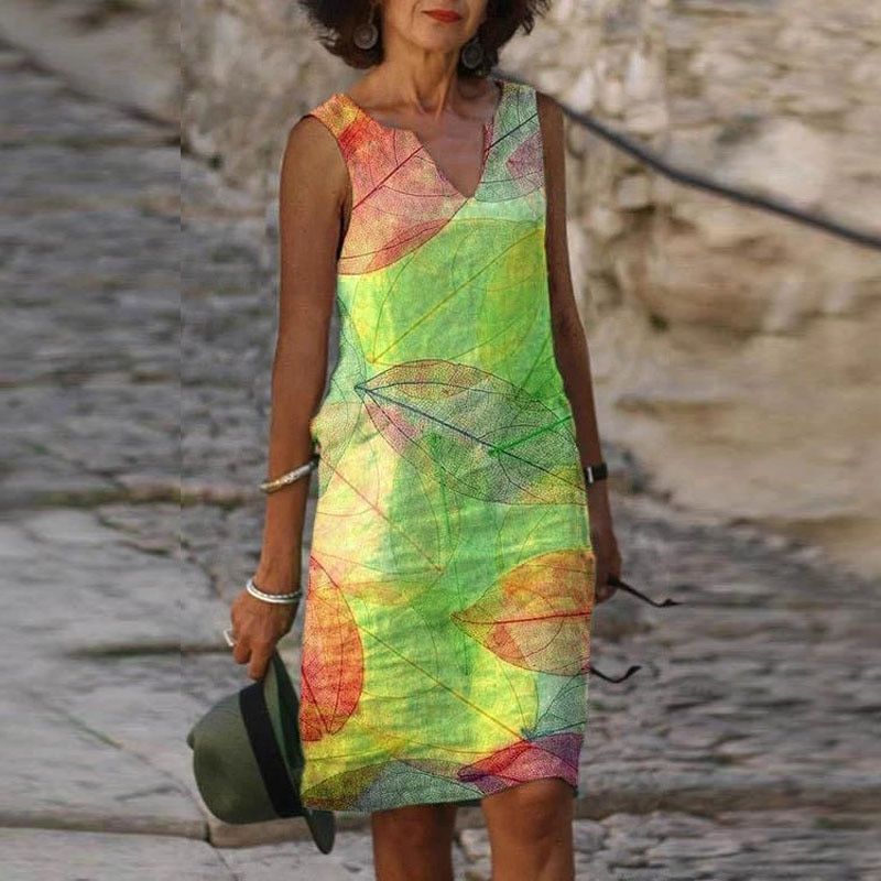 Lucia Sleeveless Summer Midi Dress | Elegant, Radiant, Flowy