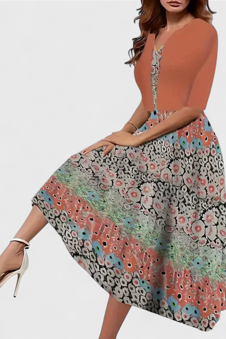 Estrella Blazer & Midi Dress Set | Summer Polish, Two-Piece