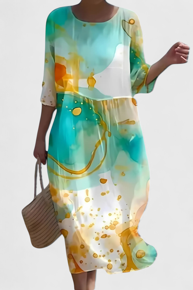 Karolina Floral Maxi Dress | Figure-Flattering, Graceful