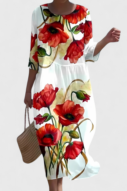 Karolina Floral Maxi Dress | Figure-Flattering, Graceful
