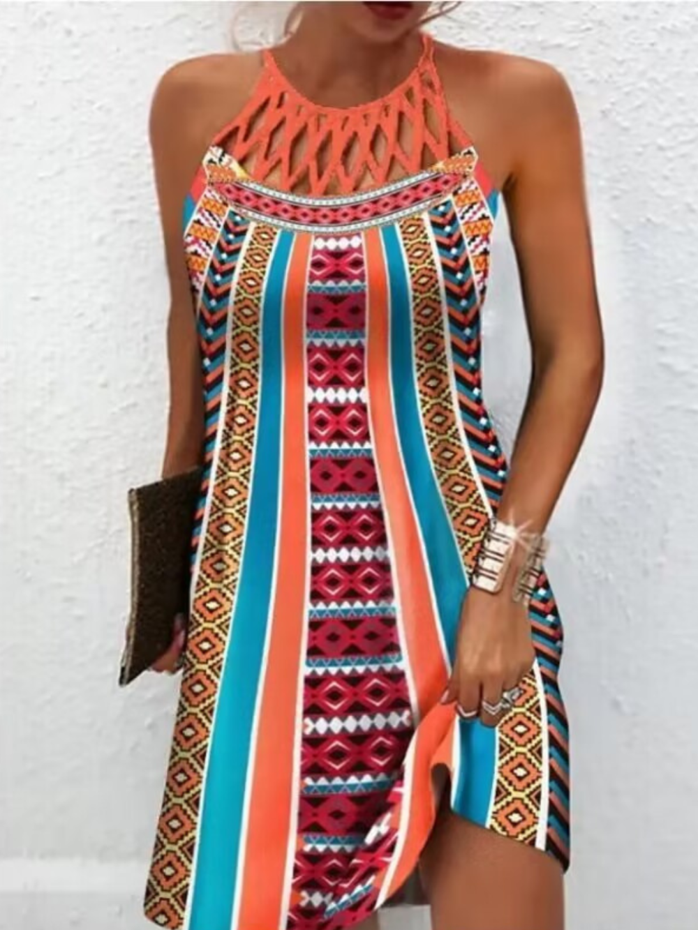 Gabriella Summer Midi Dress | Chic, Casual, Vibrant