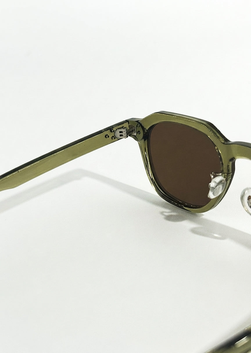 Sage Light Sunglasses | UV400, Olive Tone, Elegant
