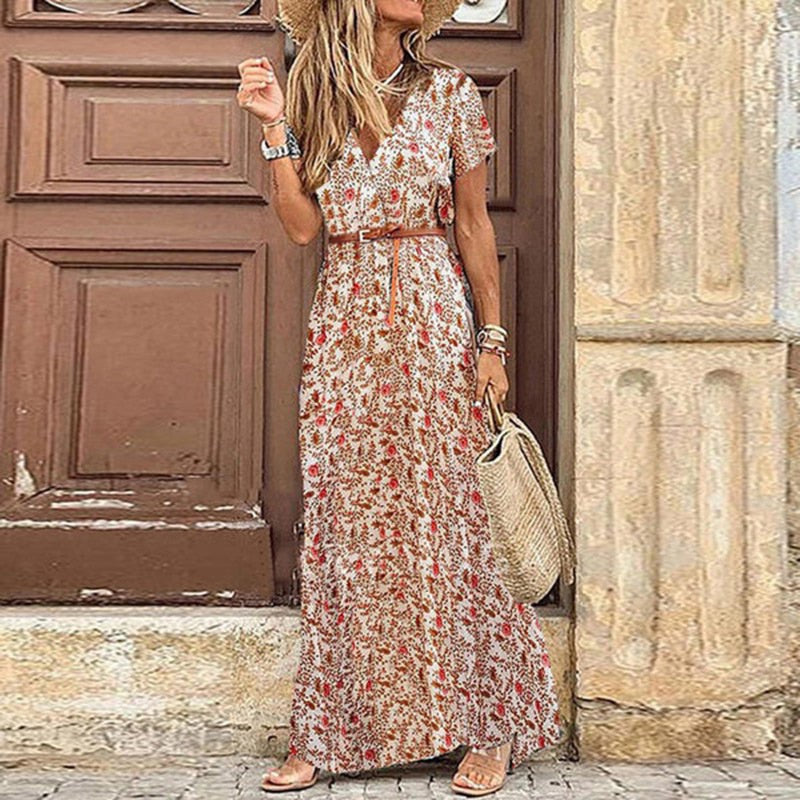 Carmen Boho Summer Mini Dress | Bohemian, Refined, Feminine
