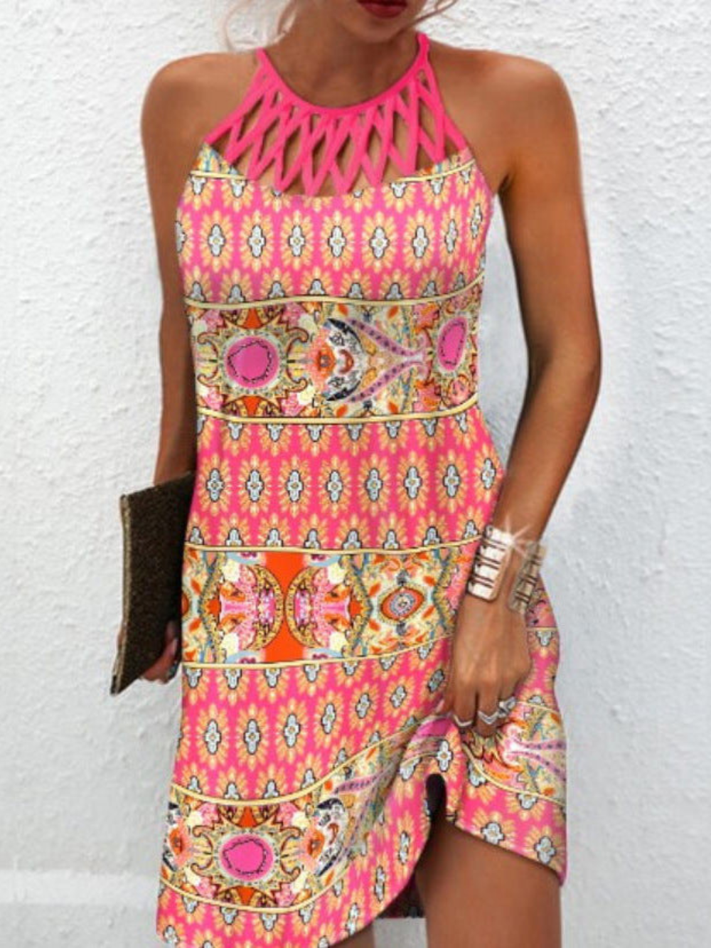 Gabriella Summer Midi Dress | Chic, Casual, Vibrant