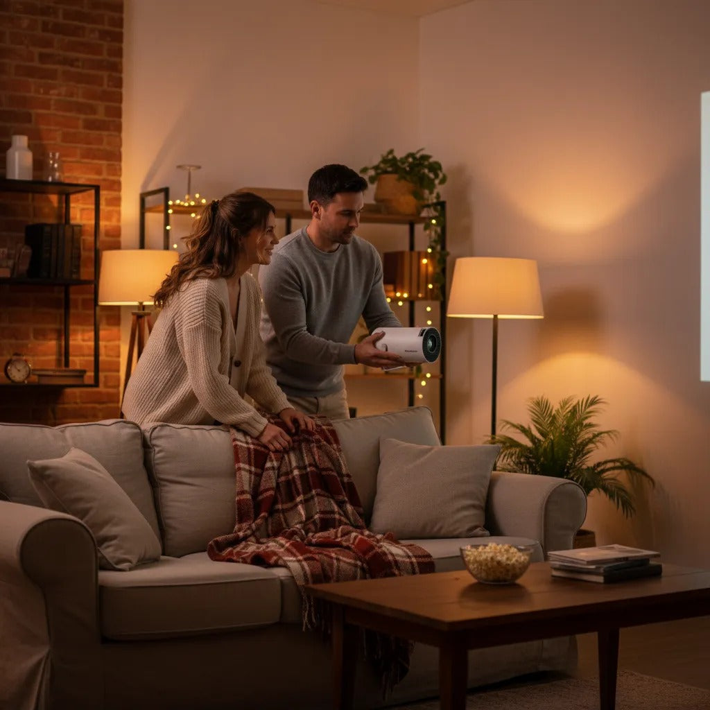 Vidéoprojecteur compatible 4K – Wi-Fi et Bluetooth