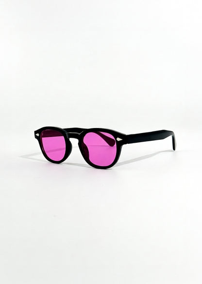 Petal Round Sunglasses | Pink Tint, UV400, Feminine