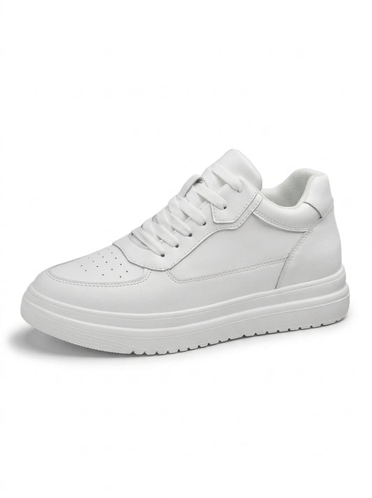 Women's Platform Sneakers White - front